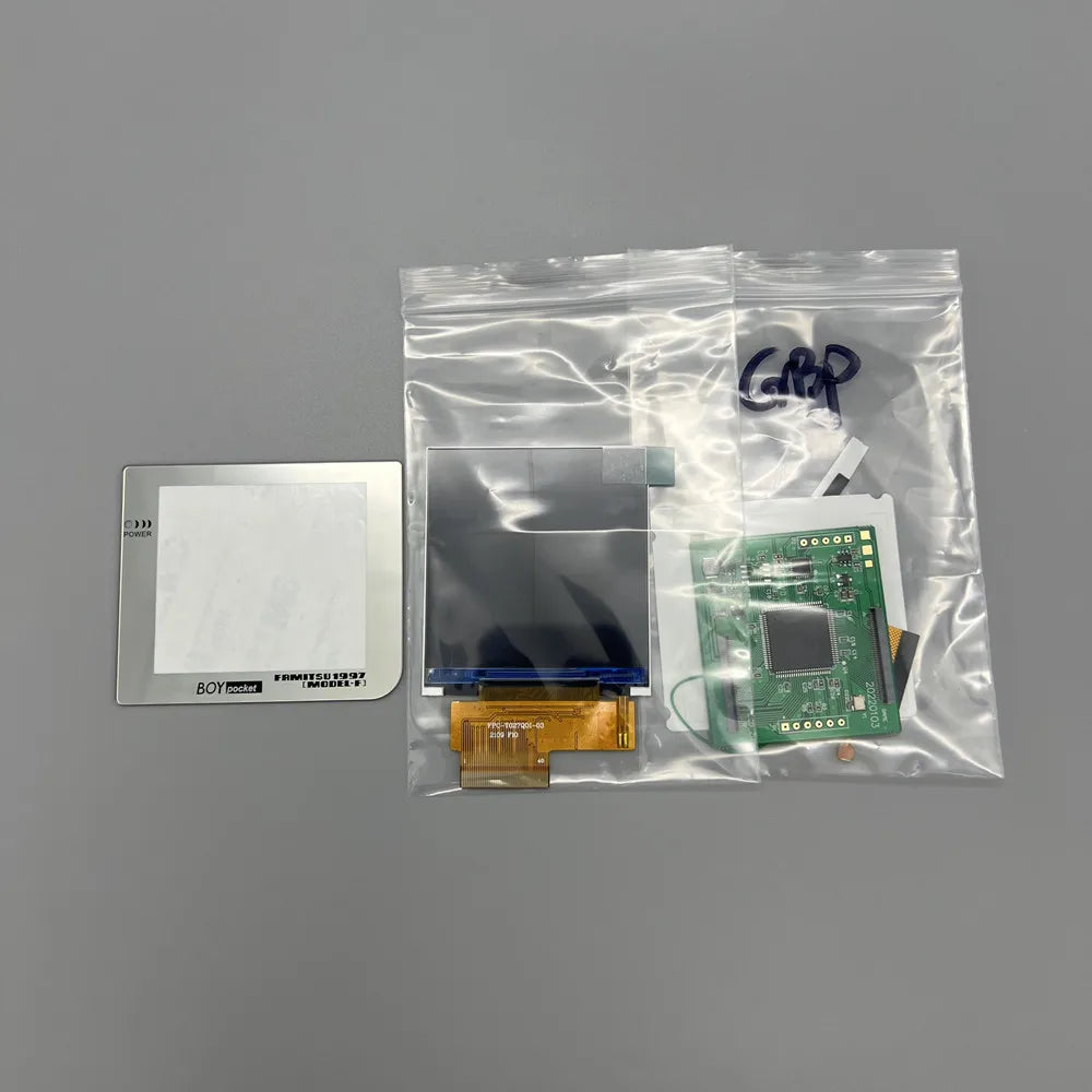 new GBP LCD screen. Easy to install 2.6 "original size IPS high brightness LCD screen is suitable for Nintendo Gameboy pocket