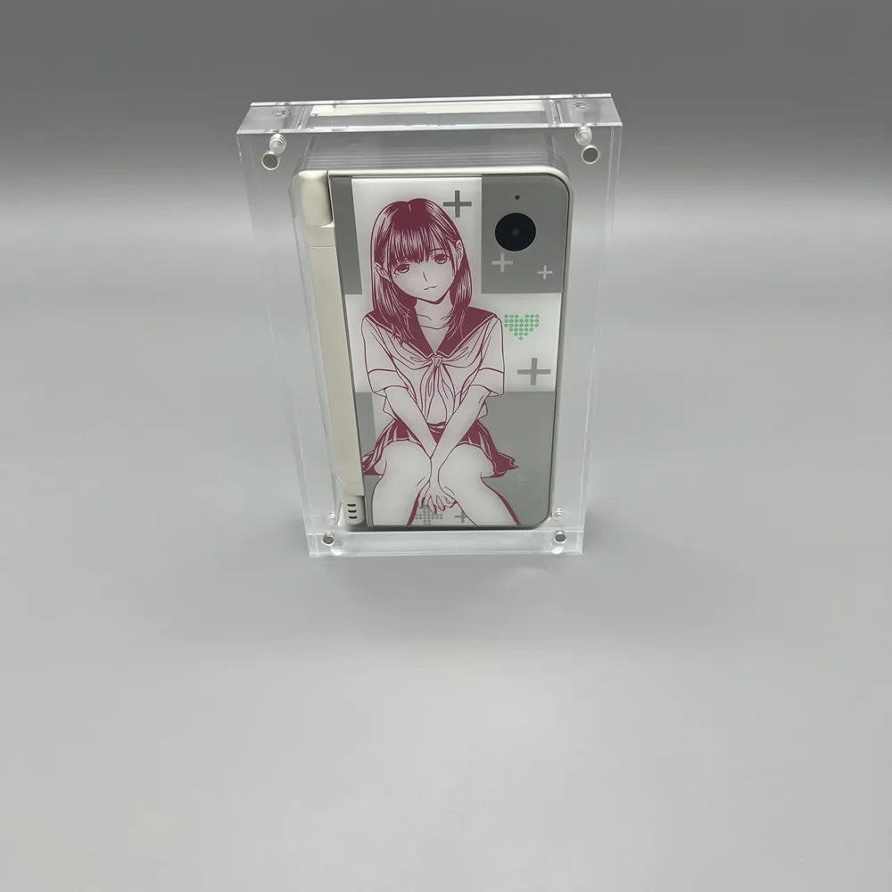 High transparency acrylic magnetic cover console storage box for Nintendo DSiXL NDSiLL