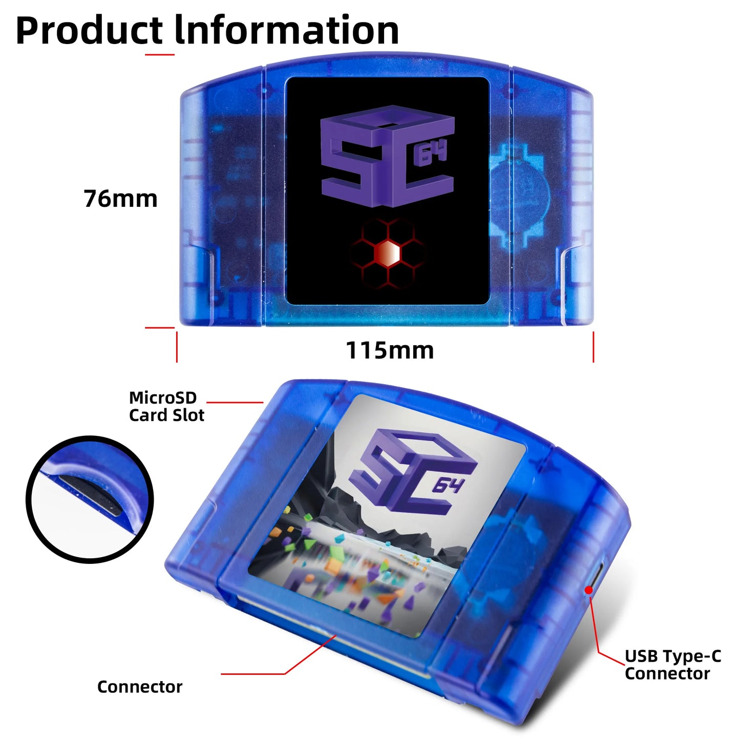 REMANK 5000-in1 SC64Summer N64 SC64 Open Source N64 SC64 Cart GBC Support SNES GBC N64DD Retro Video Game Console Accesories