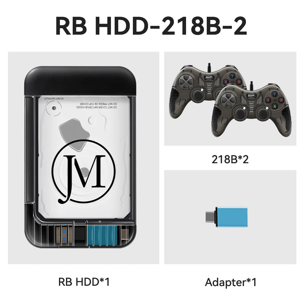 Retro Game Hard Drive With 63000/110000 Retro Games For PS3/PS2/PS1/PSP/N64/MAME/SNES/Gamecube Retro Game Console For Window PC