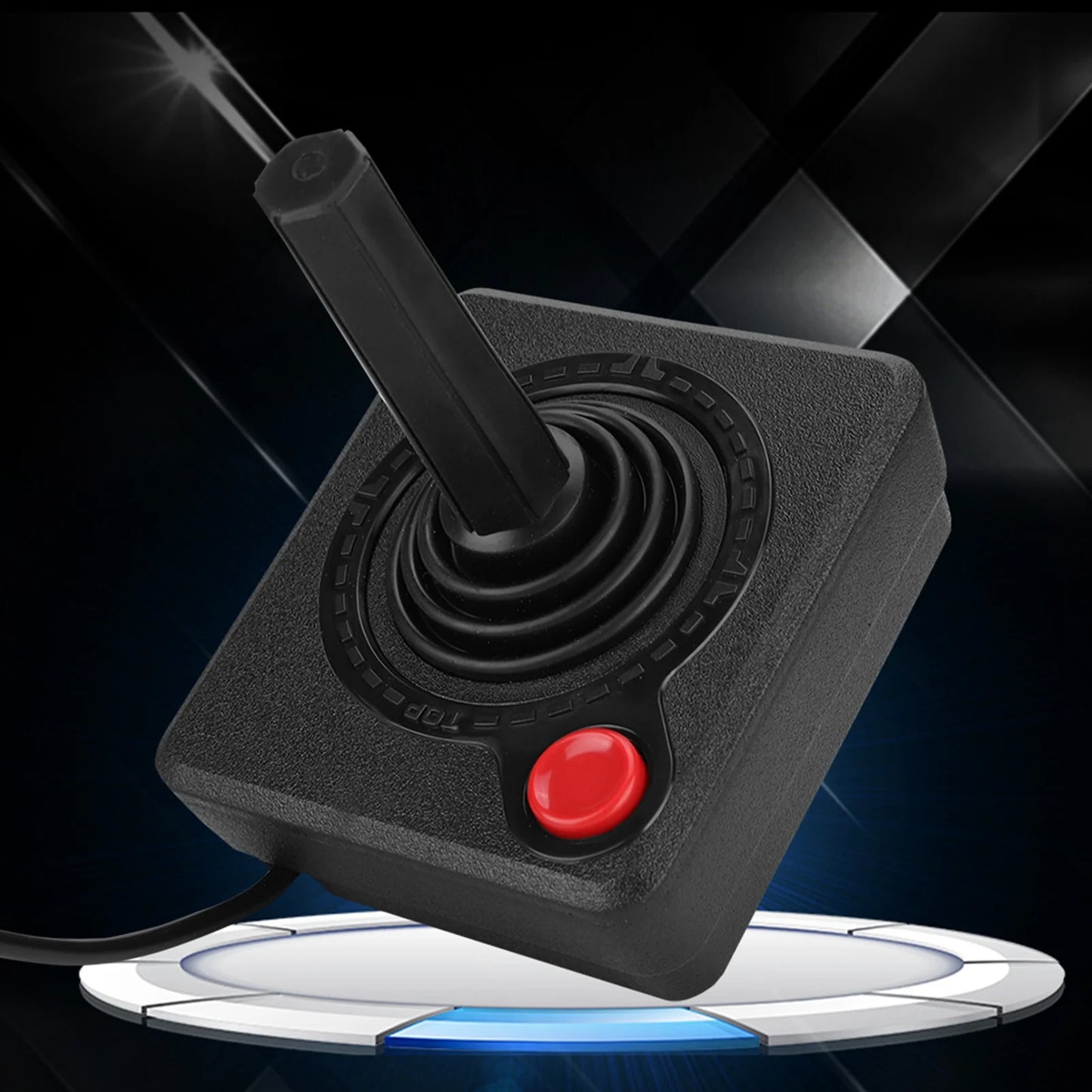 Ergonomic Comfortable Wireless Controller Analog Stick Wear Resistant 3D Analog Joystick Friendly Materials ABS for Atari 2600