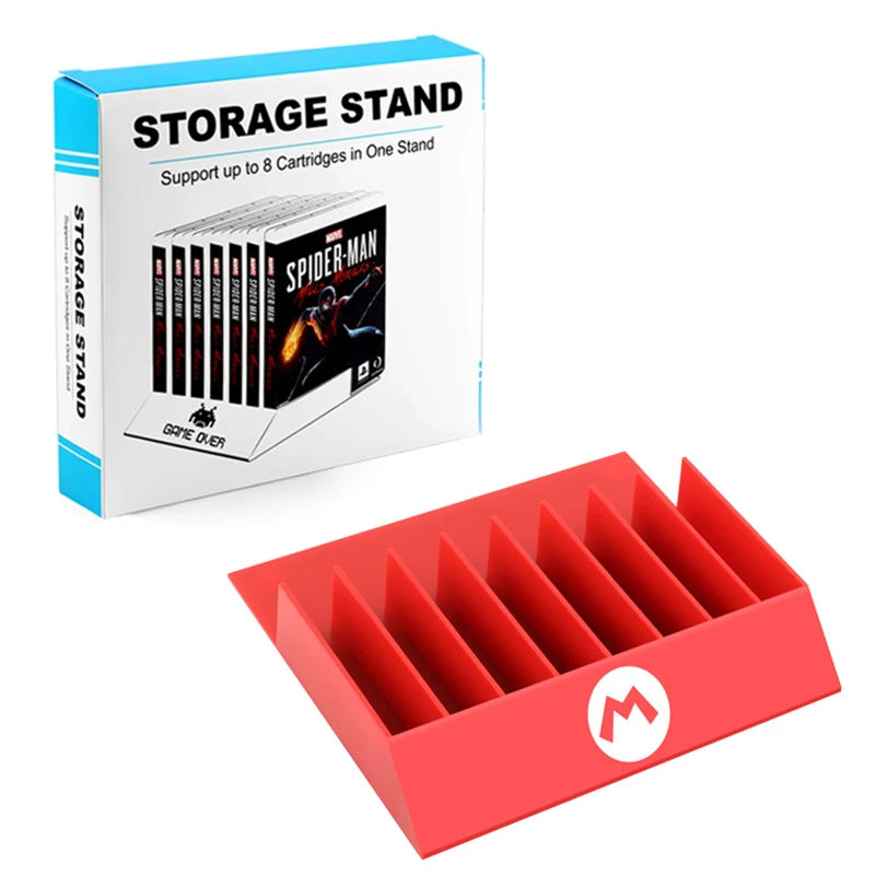 8 in 1 game card case for PS5 Storage display rack Game Card Base for PS4 CD Holder CD Storage Box Personalized Display Shelf
