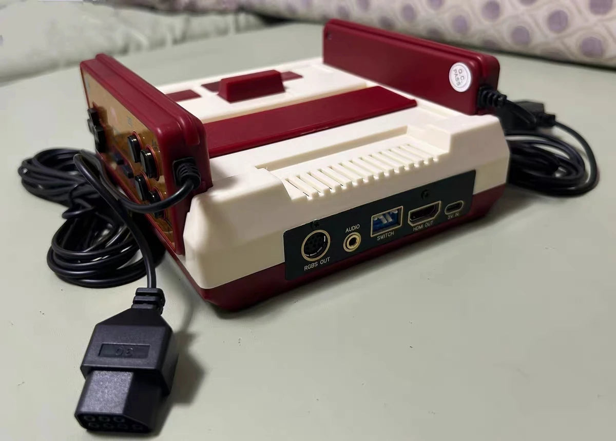 RGB FC Game Console Built-in Nesrgb Kit Retro Modified Av Famicom Video Nostalgic Game Console Supports SNES N64 SFC