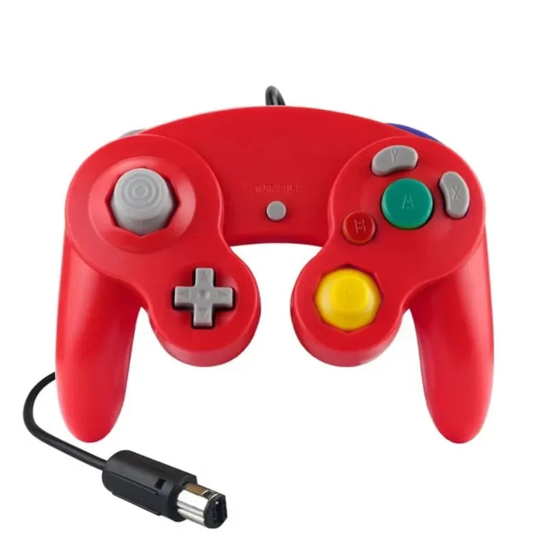 Wired Game Controller for GameCube NGC Single Button Wired Gamepad Joystick for NGC Game Console