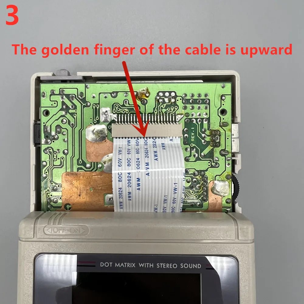2.45-inch original size high brightness LCD screen and shell for Gameboy GB DMG LCD.Simple installation.No need to cut the shell