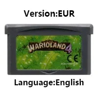 GBA 32 Bit Video Game Cartridge Console Card mMario dDonkey Kong wWario Series Golf Tennis Party for GBA