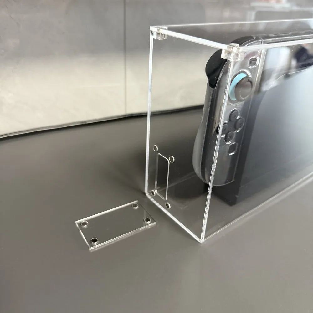 High transparency acrylic magnetic cover console storage box Dustproof box for Nintendo switch 2 NS2