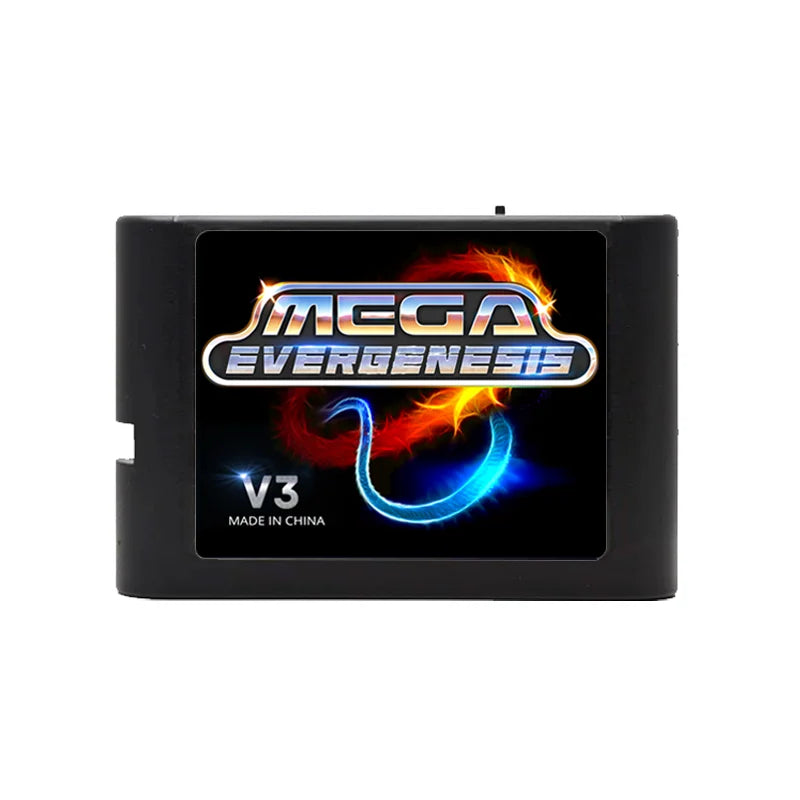 Mega Drive V3.0 Pro EDMD Remix MD V3 Game Cartridge for SEGA MegaDrive GENESIS US/JP/EU 16-bit Video Game Console