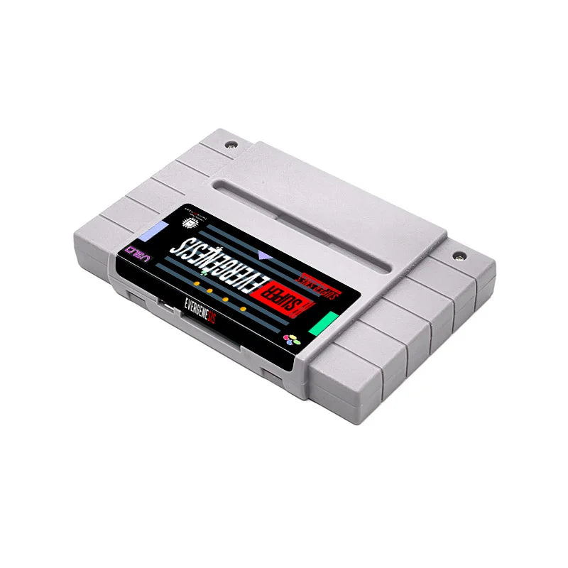 EVERGENESIS SNES SFC V3 Game Cartridge 3000 in 1 Game Cartridge Support DSP1/2/3/4 For SNES SFC Game Console With 8G TF Card