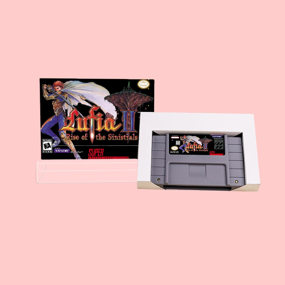 Lufia I II 1 2 RPG Game Cartridge with Retial Box For SNES 16bit NTSC PAL Video Game Consoles