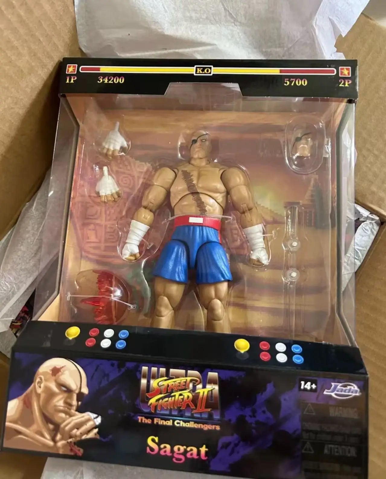 New In Stock Original Jada Street Fighter 6 Anime Figure 15cm Cammy White Guile Dee Jay Action Figure Street Fighter Toys Gift