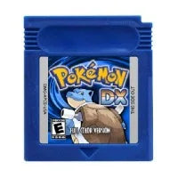 GBC Game Cartridge Pokemon Series 16 Bit Video Game Console Red Blue DX Prism Creepy Black Cock Pink Picross