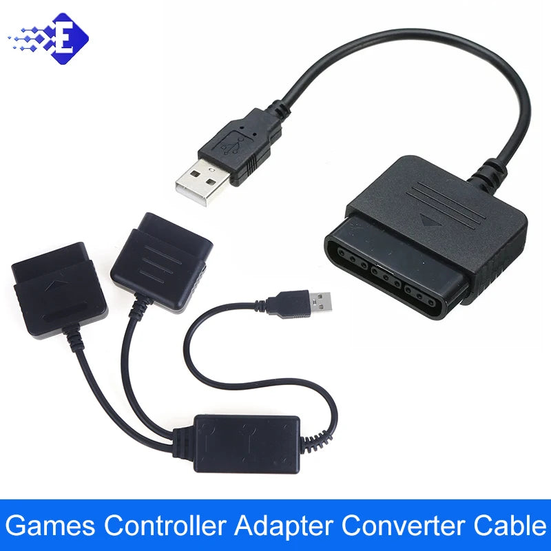 For Sony PS1 PS2 PlayStation Dualshock 2 Joypad GamePad to 3 PS3 PC USB Games Controller Adapter Converter Cable without Driver