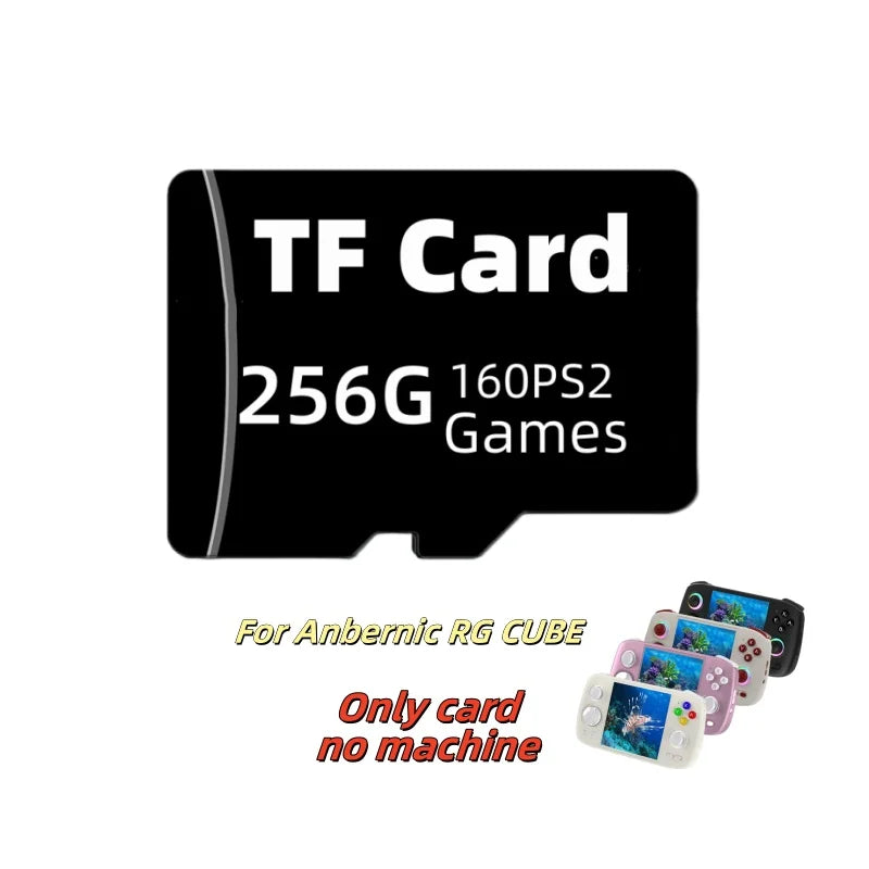 Game Card For Anbernic RG CUBE TF Card Memory Card Retro Games PS2 PSP PS1 3DS Android Handheld Gaming Console Gaming 512G Gift