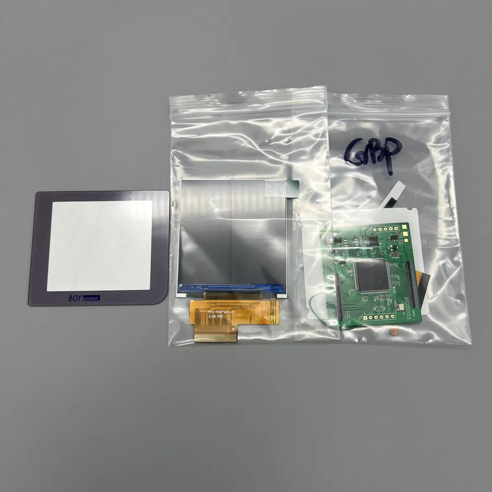 new GBP LCD screen. Easy to install 2.6 "original size IPS high brightness LCD screen is suitable for Nintendo Gameboy pocket