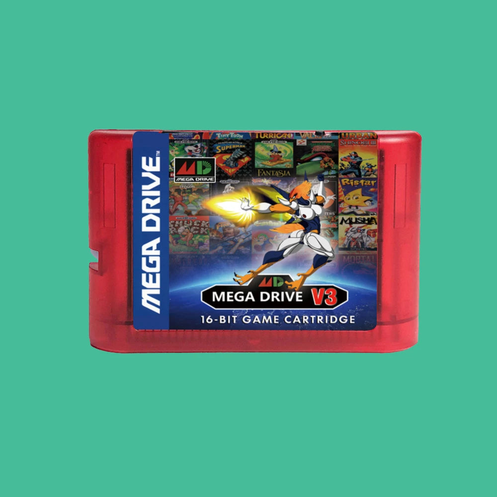 1200 in 1 Game EDMDS V3 Pro Updated Cartridge for SEGA GENESIS Mega Drive MegaDrive Console Card