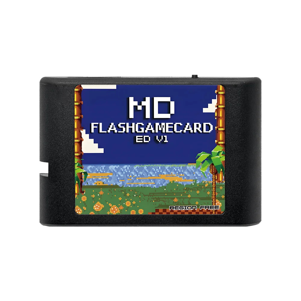 3000 in 1 Mega Genesis V1 With 4GB TF Card EDMD Game Card For SEGA Genesis Mega Drive Master System Game Console