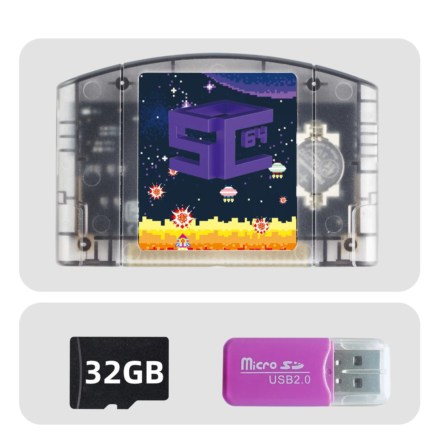 REMANK 5000-in1 SC64Summer N64 SC64 Open Source N64 SC64 Cart GBC Support SNES GBC N64DD Retro Video Game Console Accesories