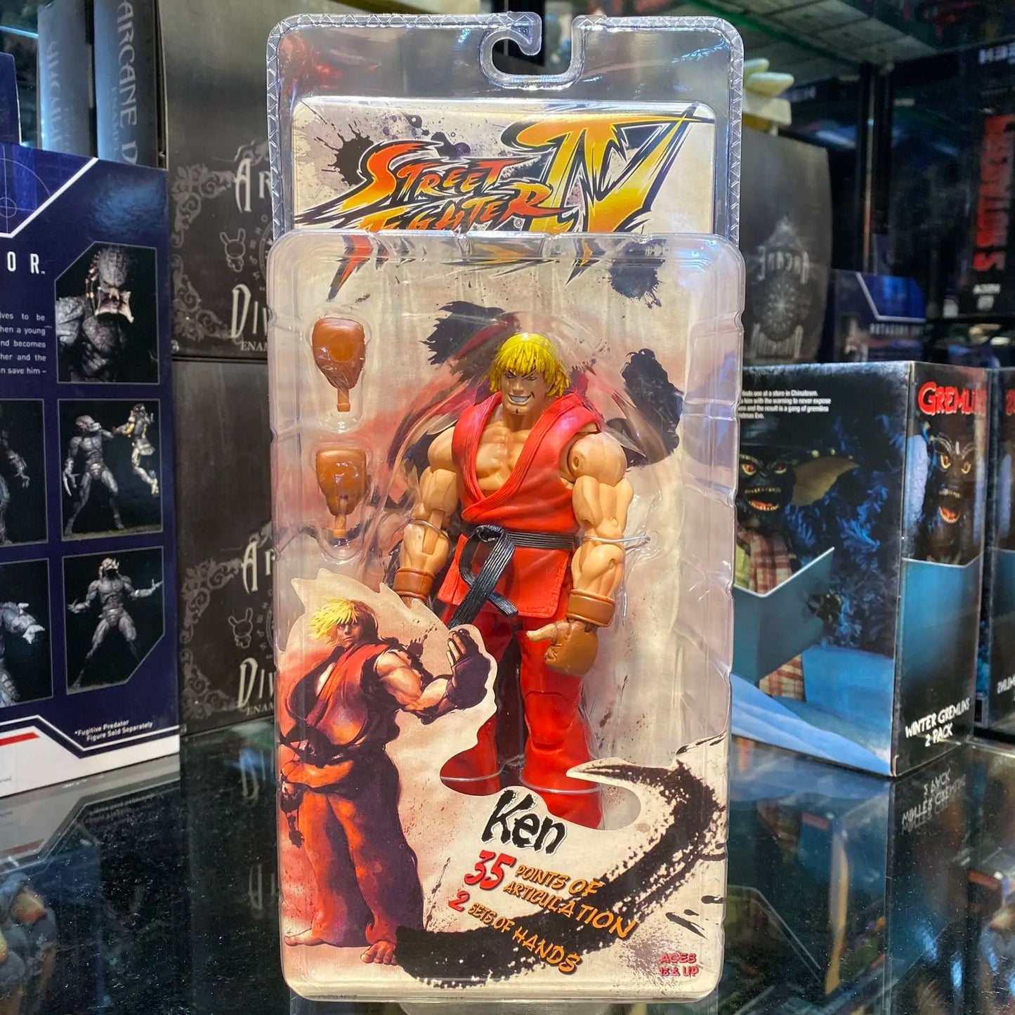 Neca Street Fighter Ryu Ken Chun Li Guile Gouki Anime Figure Game Derivative Character Action Figurine Movable Model Toys