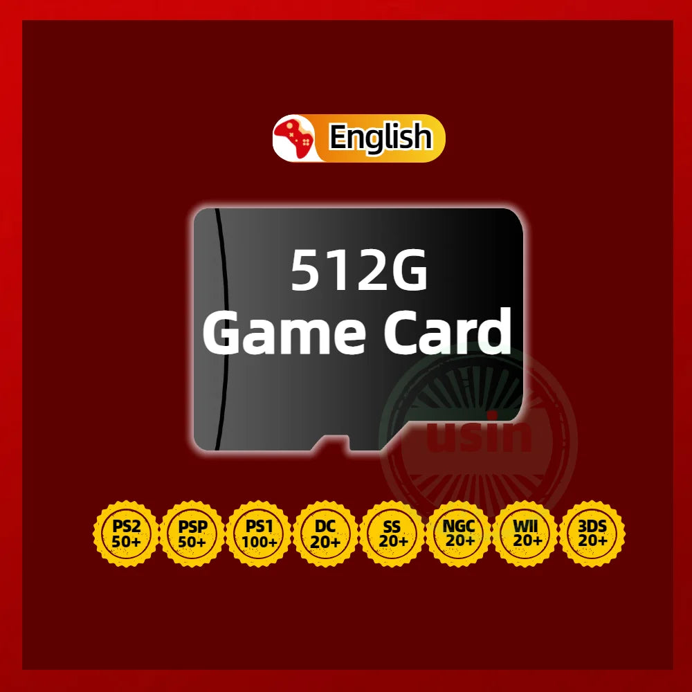 TF Game Cards For Anbernic RG405V RG CUBE Android Gaming Console Retro Playstation PS2 PSP PS1 3DS Games SD Card 1TB 512G RG556
