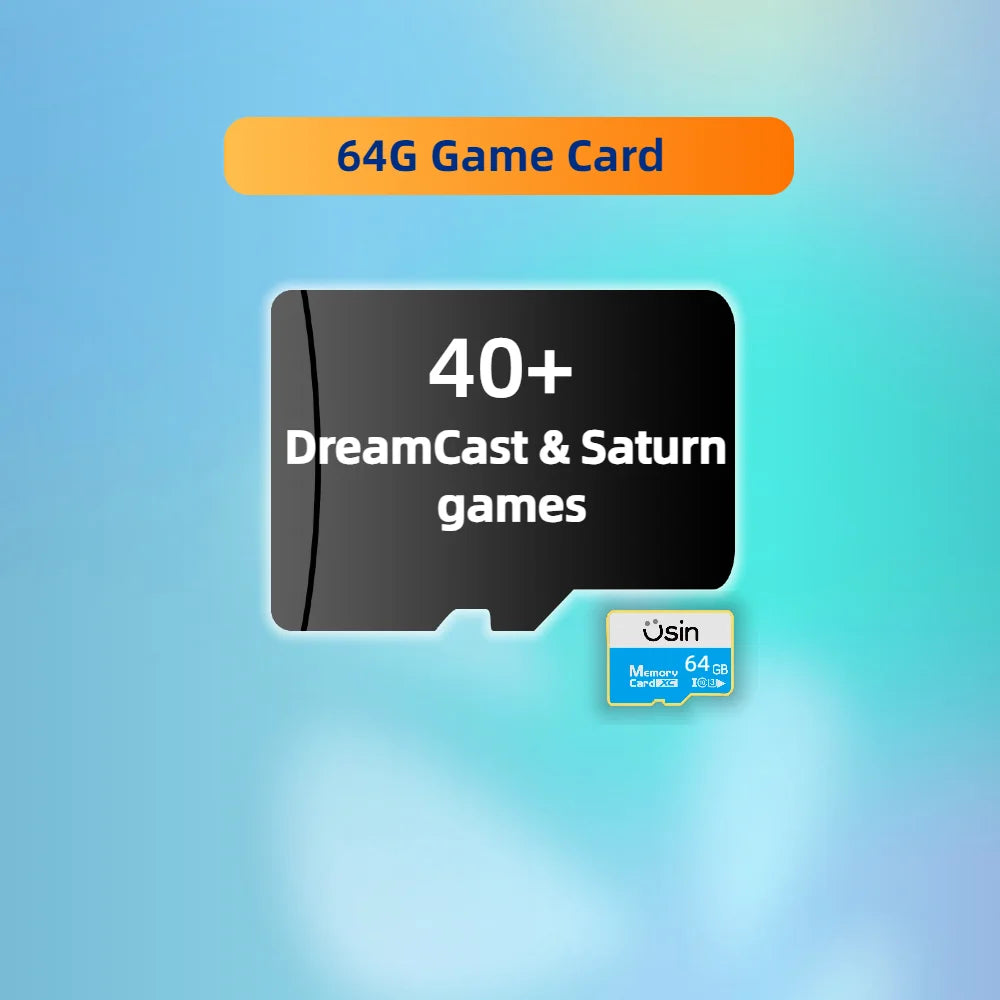 Game Card For Retroid Pocket 3 Plus RP3 5 TF Retro Games PS2 PSP PS1 Android portable Handheld Gaming SD Card High Speed 64G