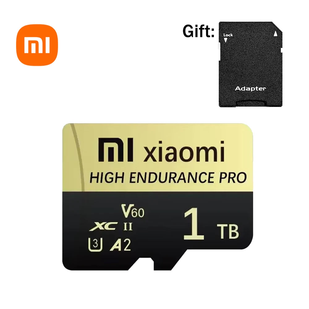 Original Mijia Xiaomi SD Card Class 10 Micro TF Flash Card 1TB 2TB Red & Black Memory Card 128 256GB for Mobile Phone PC Speaker