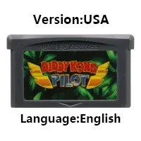 GBA 32 Bit Video Game Cartridge Console Card mMario dDonkey Kong wWario Series Golf Tennis Party for GBA