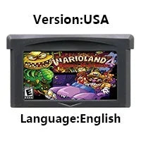 GBA 32 Bit Video Game Cartridge Console Card mMario dDonkey Kong wWario Series Golf Tennis Party for GBA