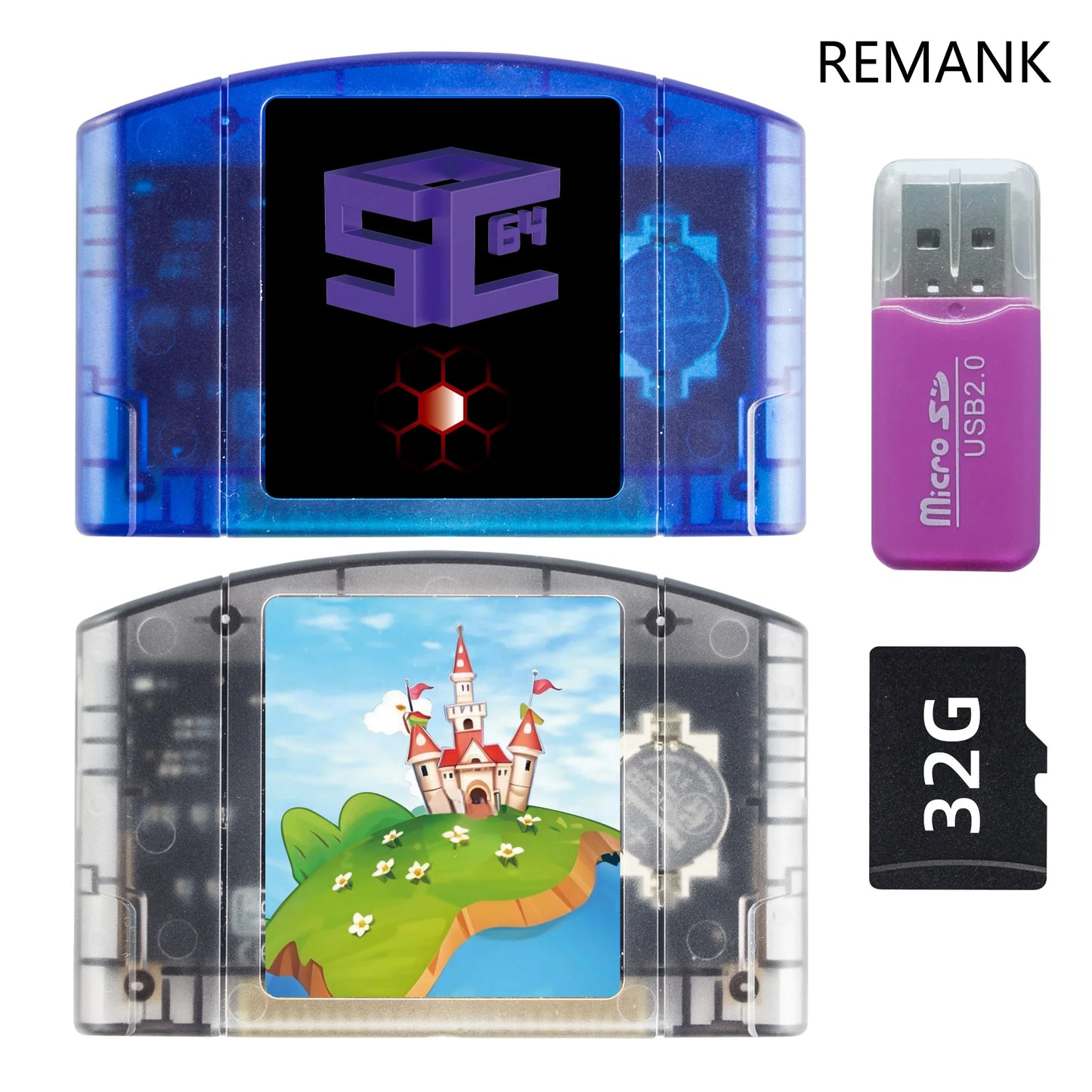 REMANK 5000-in1 SC64Summer N64 SC64 Open Source N64 SC64 Cart GBC Support SNES GBC N64DD Retro Video Game Console Accesories