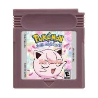 GBC Game Cartridge Pokemon Series 16 Bit Video Game Console Red Blue DX Prism Creepy Black Cock Pink Picross