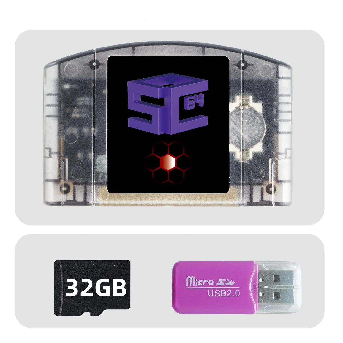 REMANK SC64Summer SC64 Open Source 5000 in-1 SC64 Flash N64 Cart SC64 For SNES N64 GBC N64DD Retro Video Game Console Accessory
