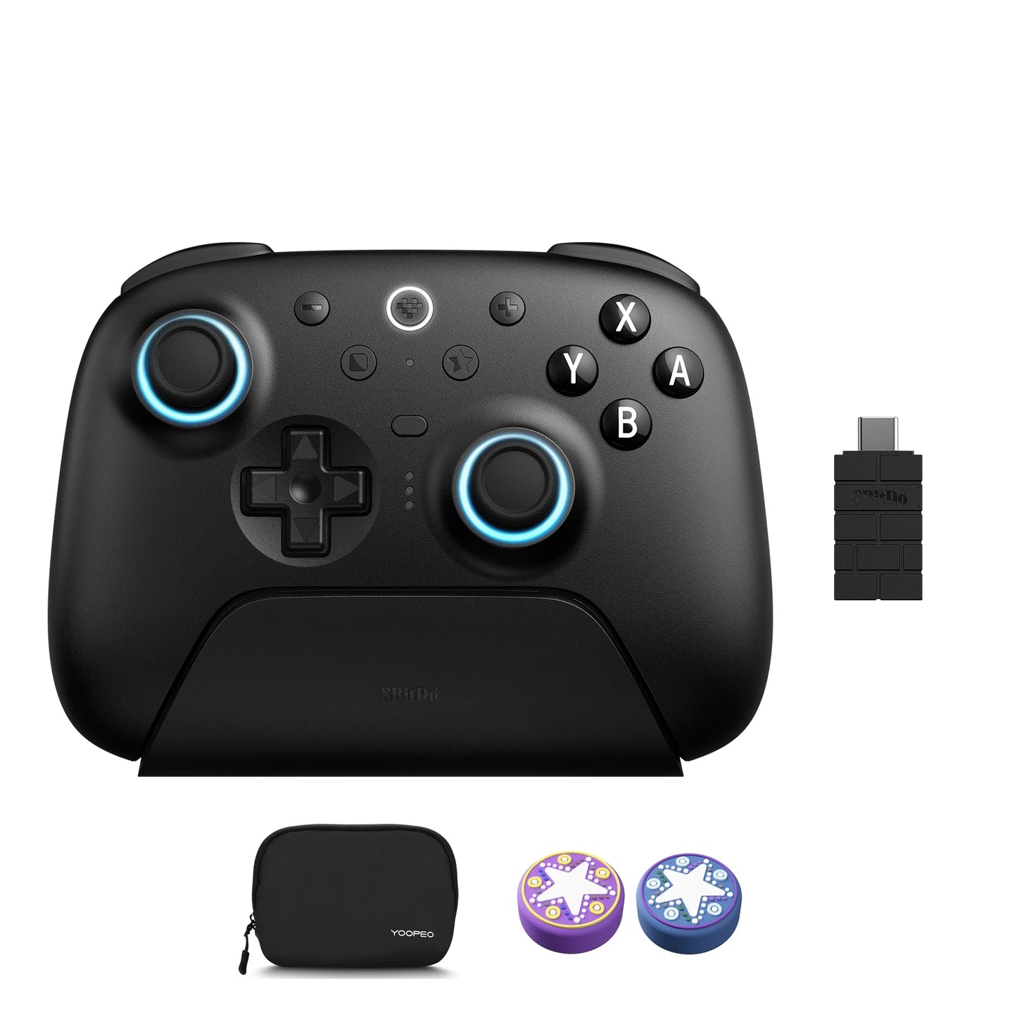 8BitDo Ultimate 2 Bluetooth Controller Wireless Gamepad for Nintendo Switch, Switch 2, Windows 10/11 with TMR Joystick Accessory