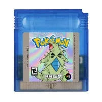 GBC Game Cartridge Pokemon Series 16 Bit Video Game Console Red Blue DX Prism Creepy Black Cock Pink Picross