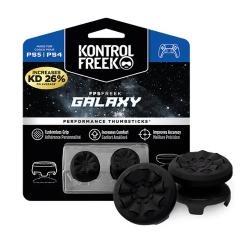 KontrolFreek FPS Freek Galaxy for PS4 High-Rise Analog Stick PS5 Controller | Performance Thumbsticks Game Joystick Silicone Cap