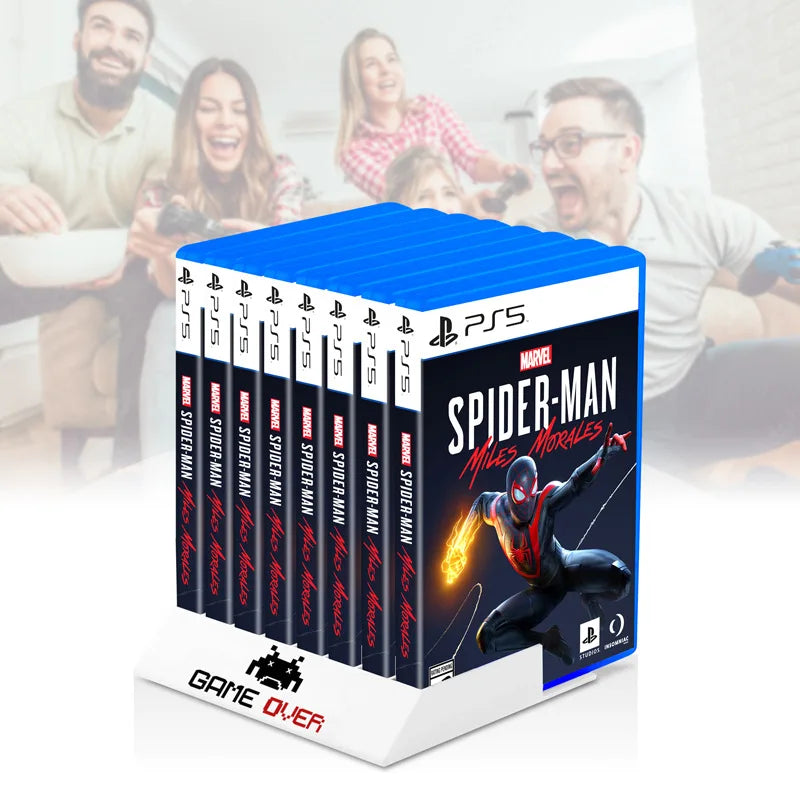 8 in 1 game card case for PS5 Storage display rack Game Card Base for PS4 CD Holder CD Storage Box Personalized Display Shelf