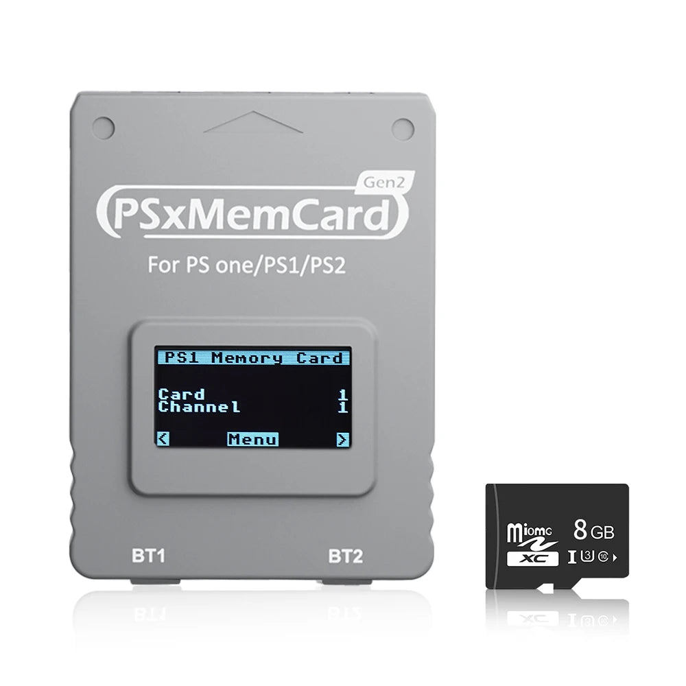 BitFunx PSxMemCard Gen2 SD2PSX Memory Card For PS1/PS2 SD Card Reader Card Adapter For PS One Game Console Save Data Game Card