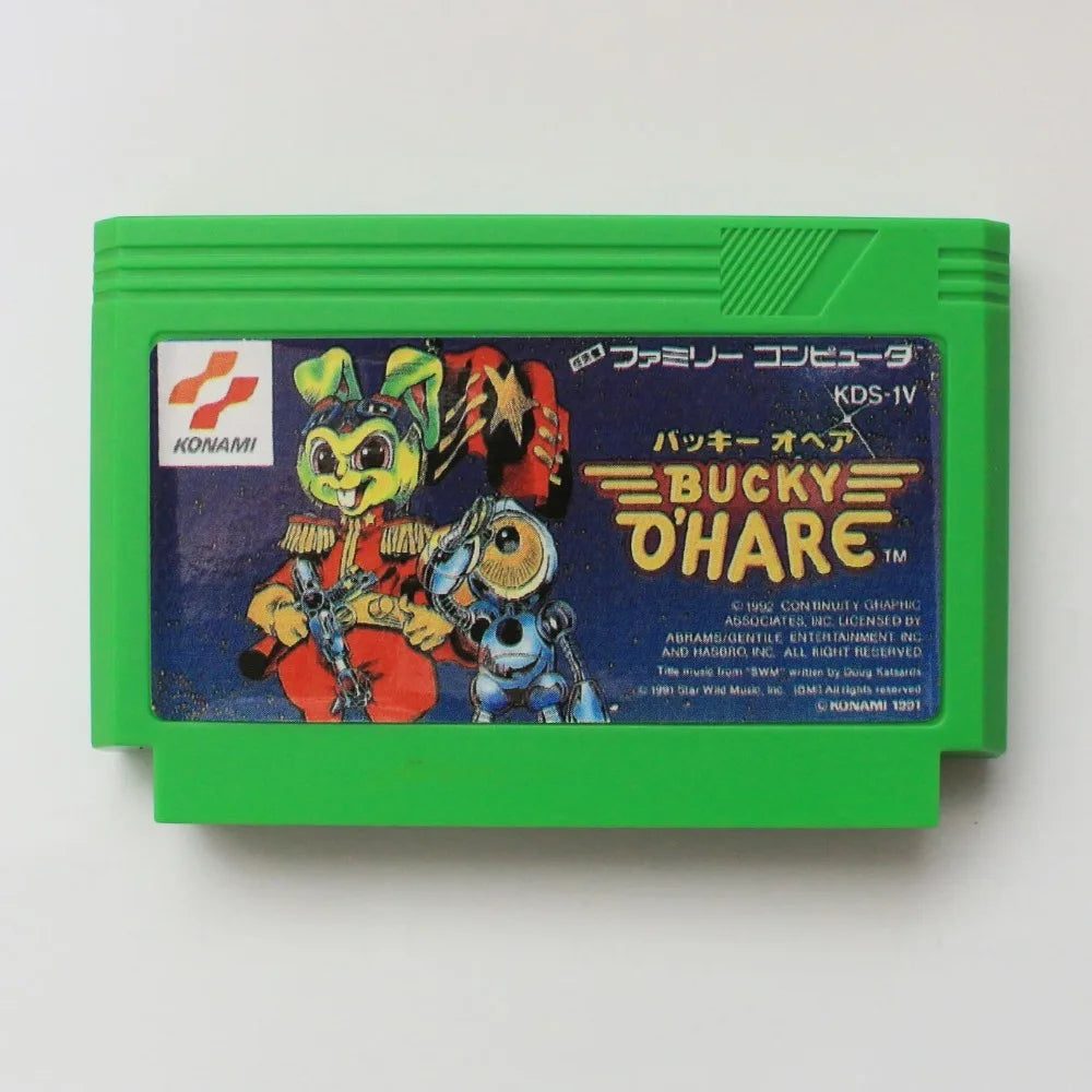 Bucky o'Hare 60 Pin Game Card For 8 Bit Subor Game Player