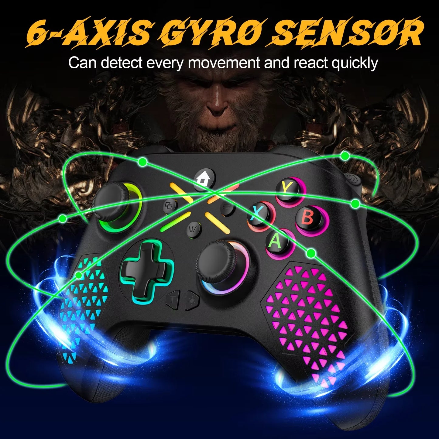 2.4G Wireless Gamepad For Xbox One ,Xbox Seris S ,Xbox Series X pc Console Dual Vibra With Six Axis Gyroscope Game Controller
