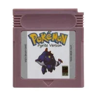 GBC Game Cartridge Pokemon Series 16 Bit Video Game Console Red Blue DX Prism Creepy Black Cock Pink Picross