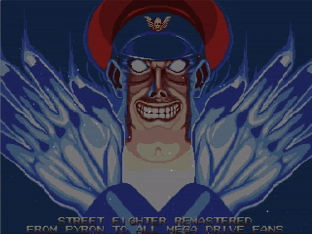 MD Street Fighter II - Remastered Edition Mega Drive Genesis 16 Bit Game Card