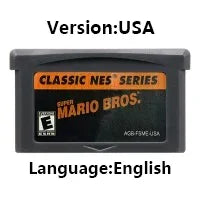 GBA 32 Bit Video Game Cartridge Console Card mMario dDonkey Kong wWario Series Golf Tennis Party for GBA