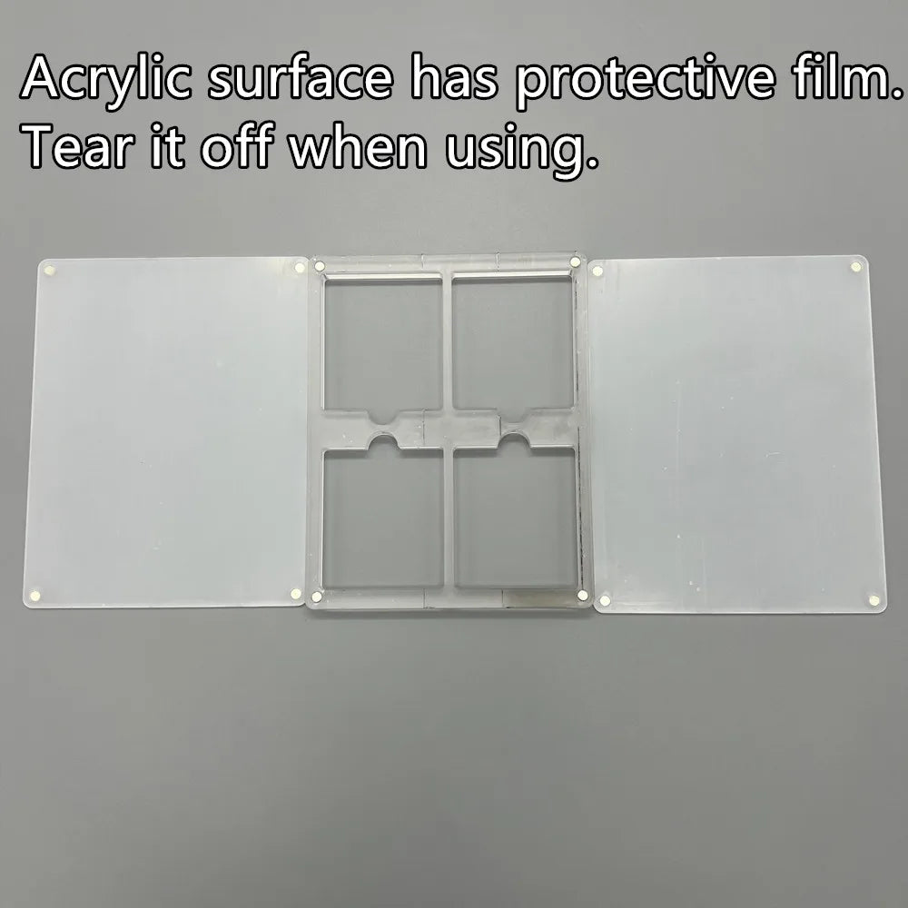 High transparency Acrylic Magnetic suction cover Games Storage Box Hard Shell cartridge Case for GameBoy GB GBC