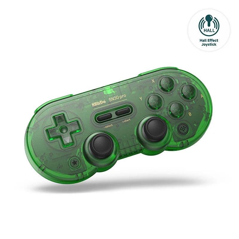 8Bitdo SN30 Pro Bluetooth Wireless Gaming Controller with Hall Effect for Switch 2 MacOS Android Raspberry Pi Windows Steam Deck
