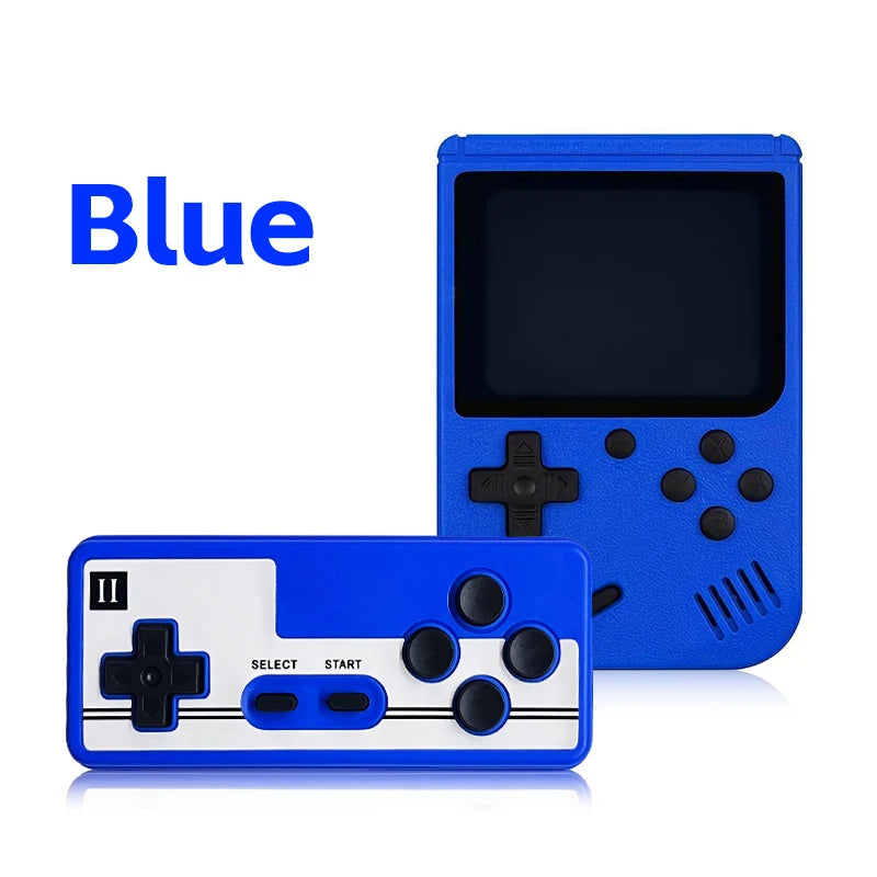 Red Mini Handheld Game Console 400 in 1 Retro Arcade Games Portable 8-Bit TV Connection 3.0 Inch LCD Kids Gift Toy
