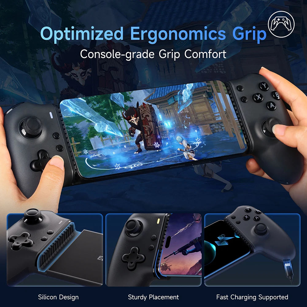 EasySMX M15 Ultimate Bluetooth Mobile Phone Controller for Android/iPhone/Cloud Gaming/Xbox Game Pass/PS Remote Play/Switch