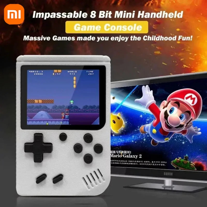 Xiaomi Portable Retro Mini Game Console 8-Bit Handheld Game Player Built-in 500 Games AV Out Game Console Valentine's Day Gift