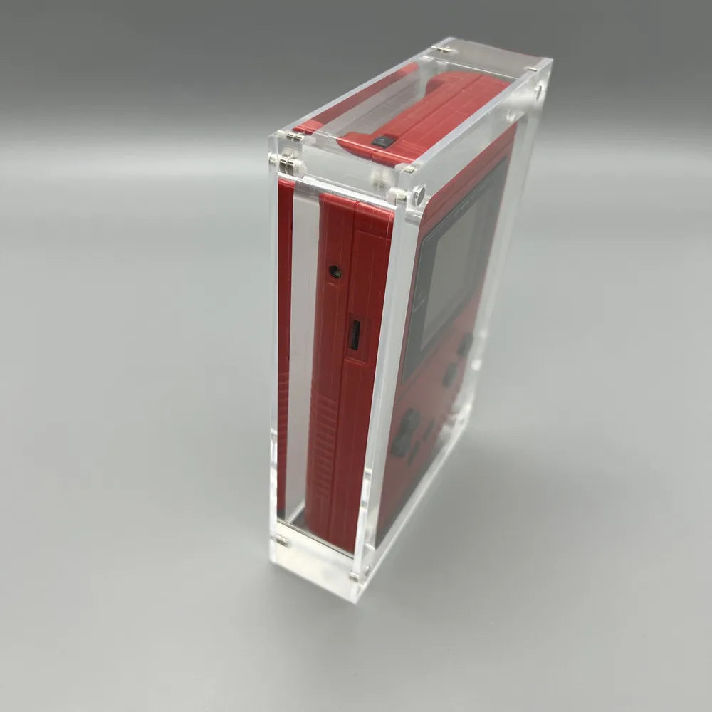 High transparency acrylic magnetic cover console storage box for Game boy Classic GB DMG