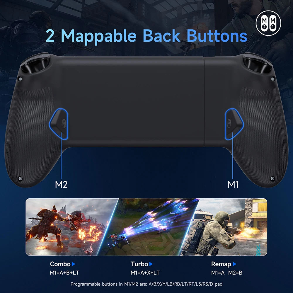 EasySMX M15 Ultimate Bluetooth Mobile Phone Controller for Android/iPhone/Cloud Gaming/Xbox Game Pass/PS Remote Play/Switch
