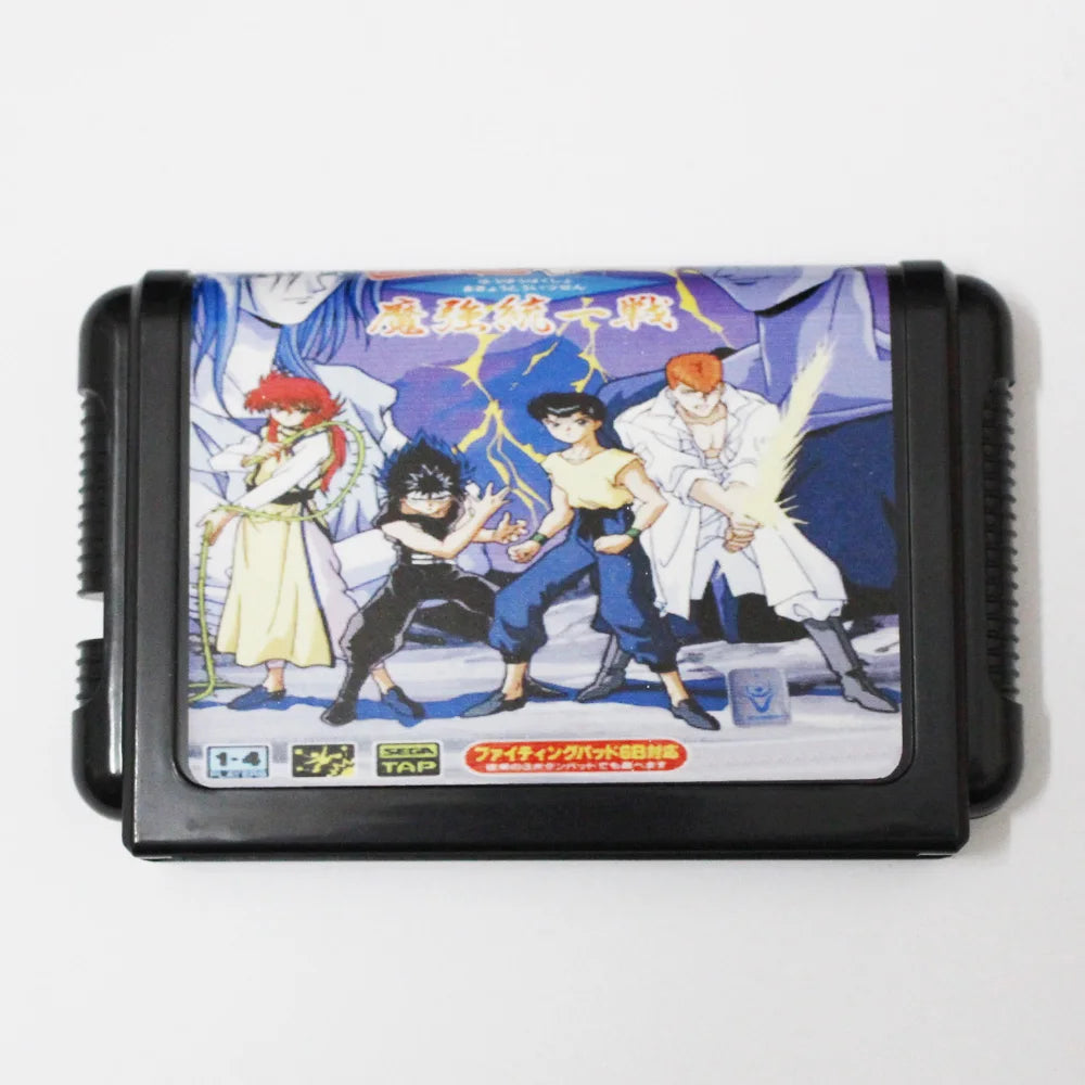 YuYu Hakusho 16bit MD Game Card For 16 Bit Sega MegaDrive Genesis Consoles