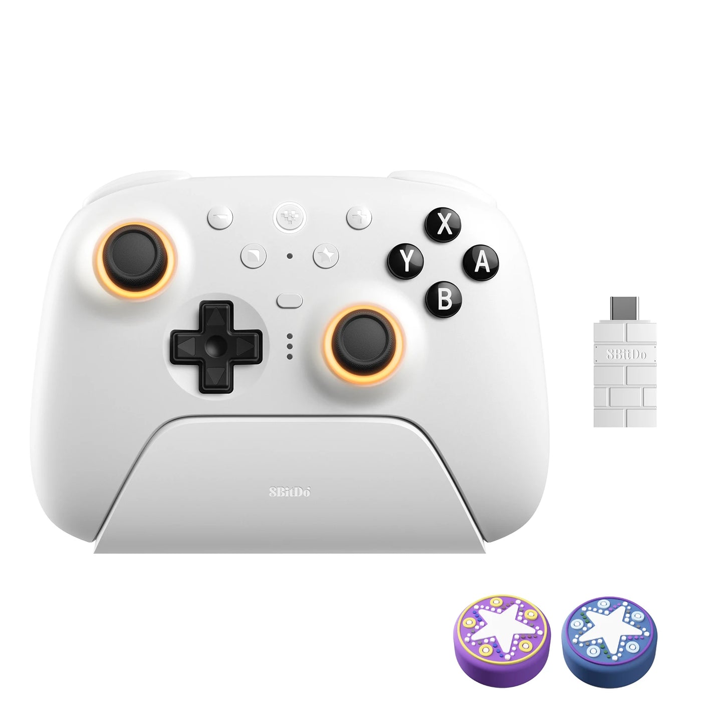 8BitDo Ultimate 2 Bluetooth Controller Wireless Gamepad for Nintendo Switch, Switch 2, Windows 10/11 with TMR Joystick Accessory